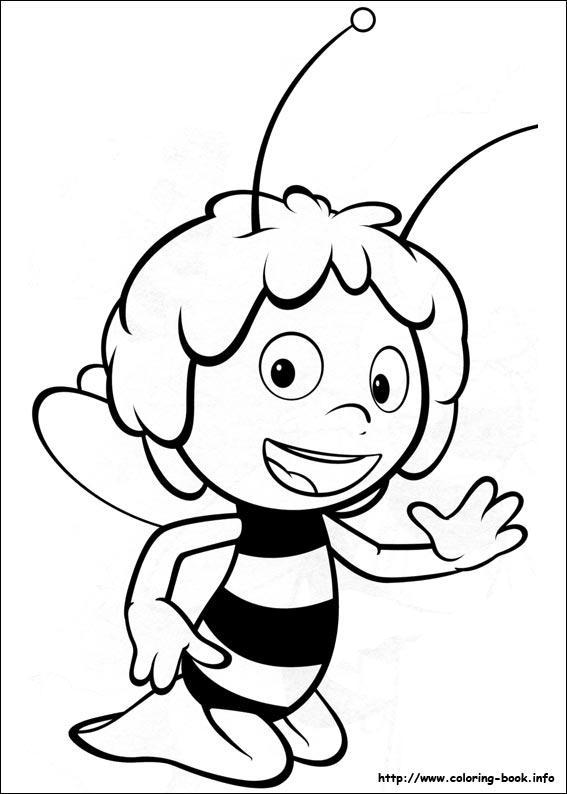 Maya the Bee coloring picture